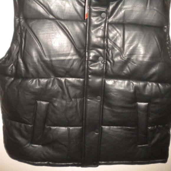 Marc New York Women's Plus Size XXL Black Sleeeveless Winter Puffer Vest NWT - Picture 5 of 6